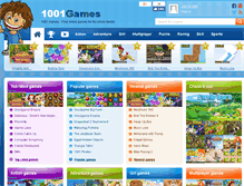 Tablet Screenshot of 1001games.net